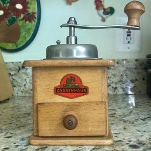 GERMAN WOODEN ZASSENHAUS MOCHA COFFEE MILL GRINDER